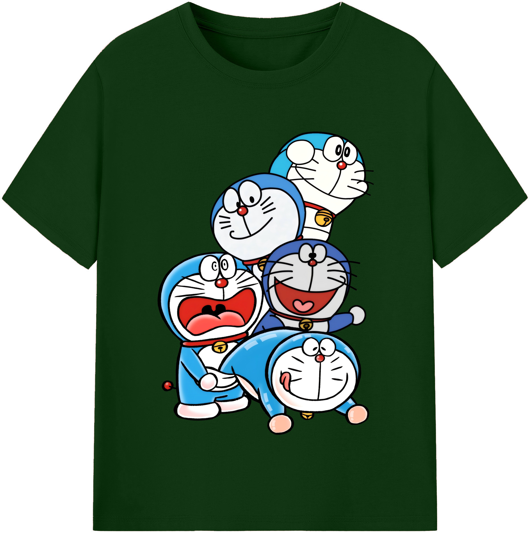 （画像用） ドラえもん Doraemon 綿100％半袖Tシャツ（フロントプリント）